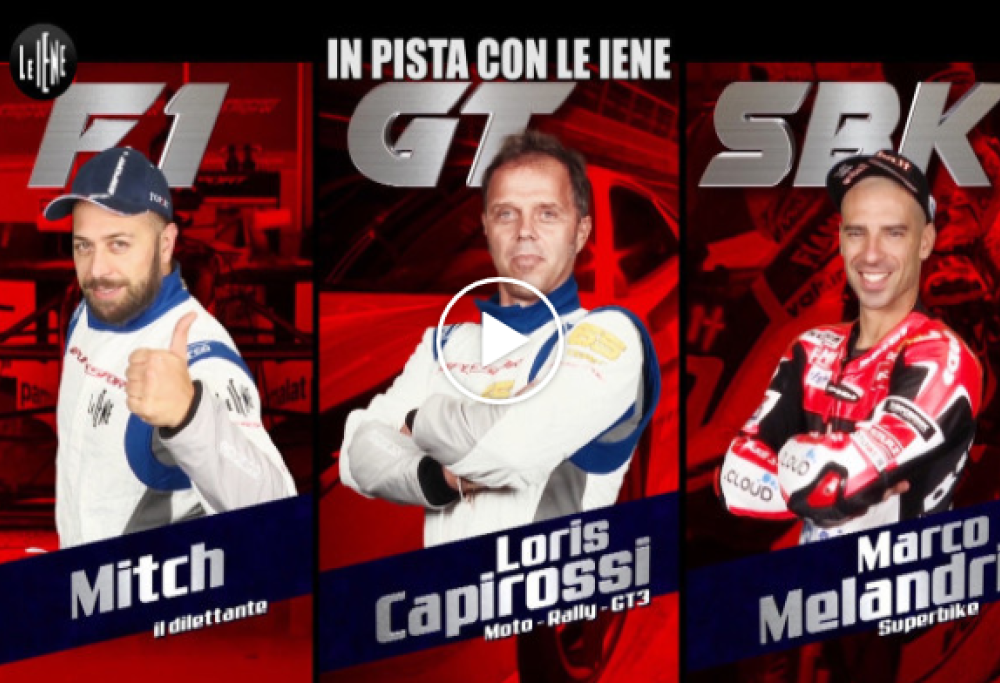 Mitch, Loris Capirossi e Marco Melandri si sfidano sulla pista di Monza: chi ha vinto?