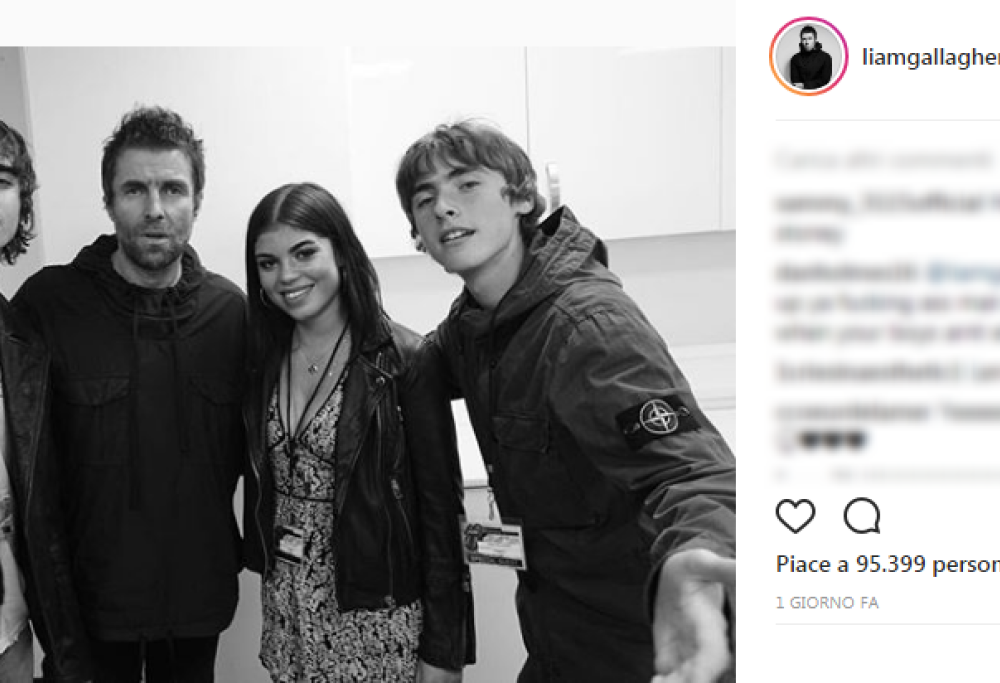 Liam Gallagher incontra sua figlia dopo quasi vent’anni