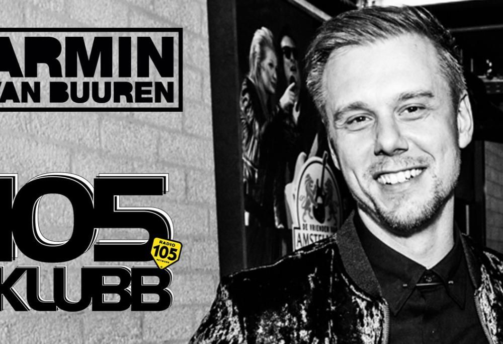 A 105 InDaKlubb l’esclusiva intervista a Armin van Buuren: venerdì 8 giugno alle 23