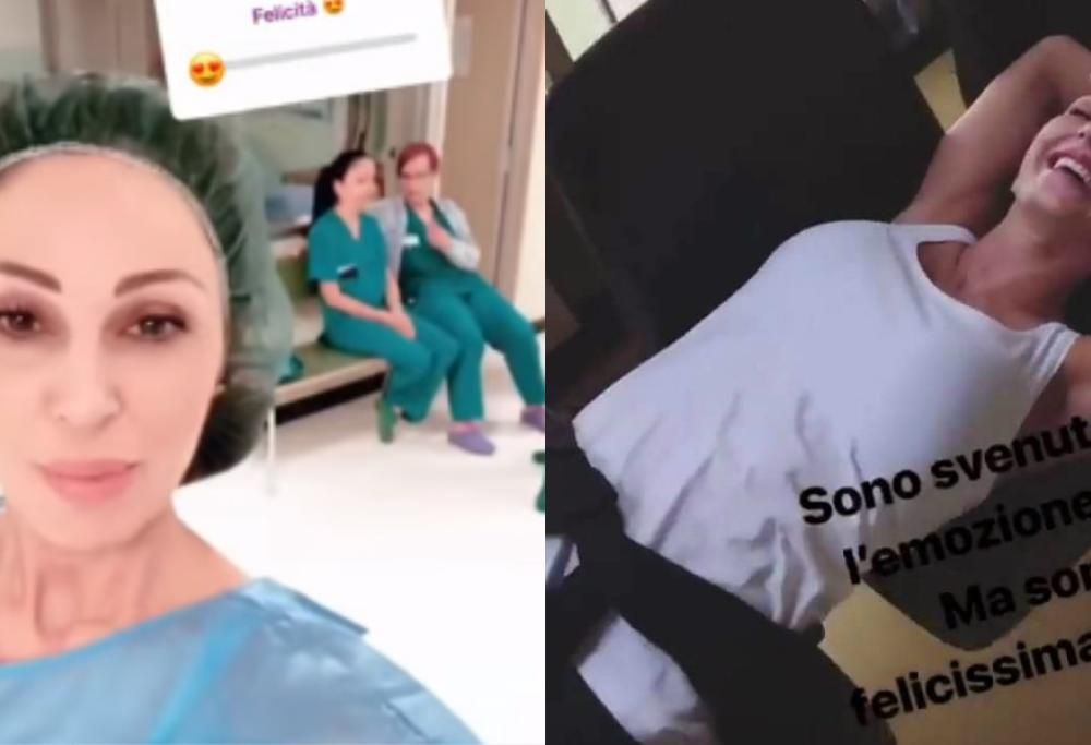 Anna Tatangelo sviene in sala parto: “Troppa emozione”