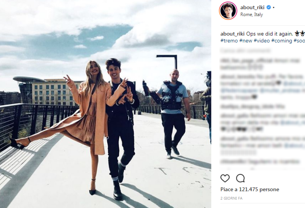 Riki di nuovo sul set con Ella Ayalon: solo lavoro o c’è qualcosa di più?
