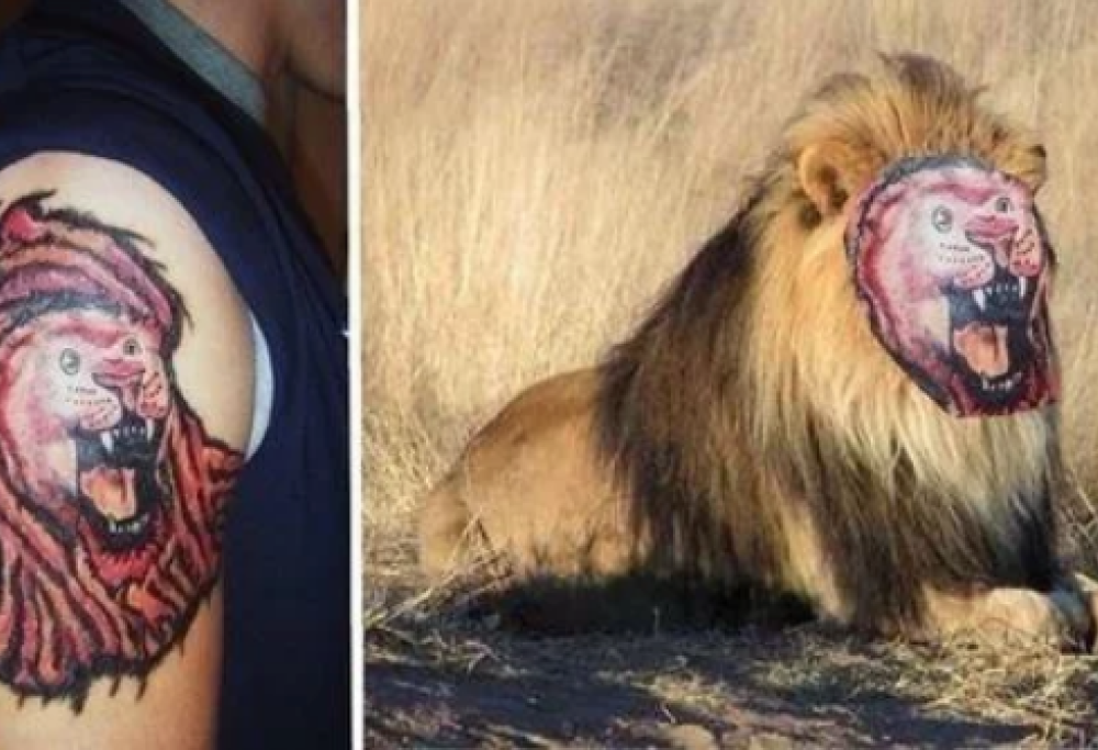 I peggiori tatuaggi di sempre photoshoppati nella vita reale