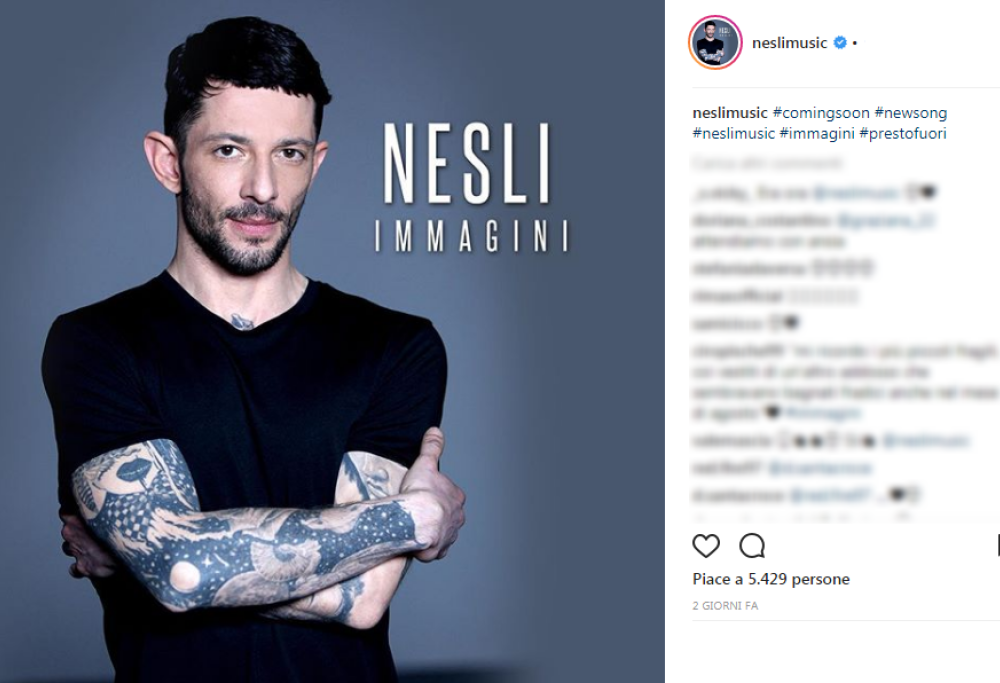 Nesli: in arrivo “Immagini”, il nuovo singolo