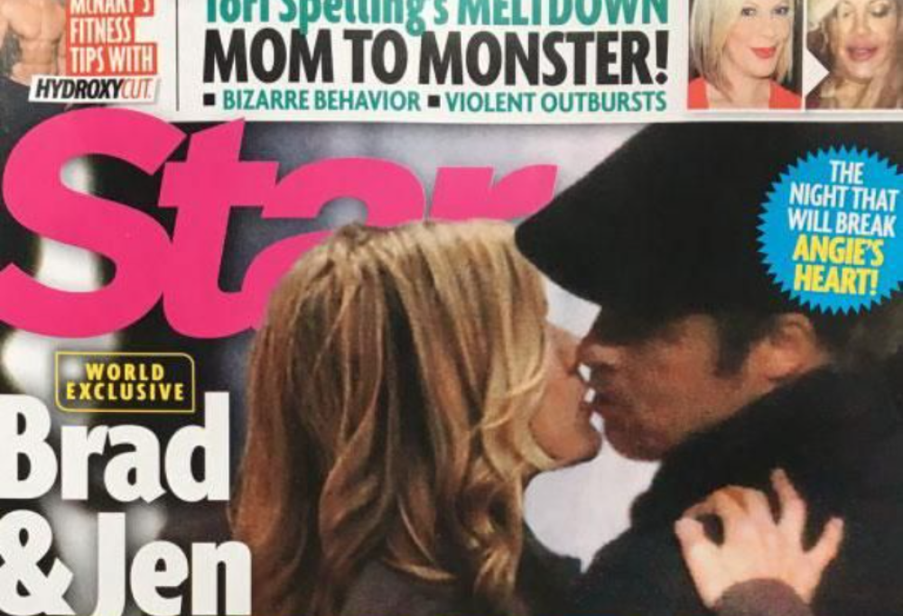 Bacio tra Brad Pitt e Jennifer Aniston: ritorno di fiamma?