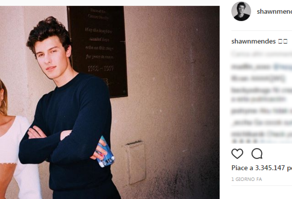 Shawn Mendes posta una foto con Hailey Baldwin: è solo un’amicizia o c’è qualcosa di più?
