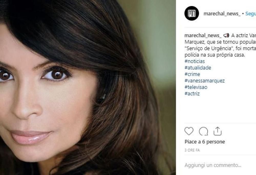 L’attrice di “E.R.”, Vanessa Marquez, uccisa dalla polizia
