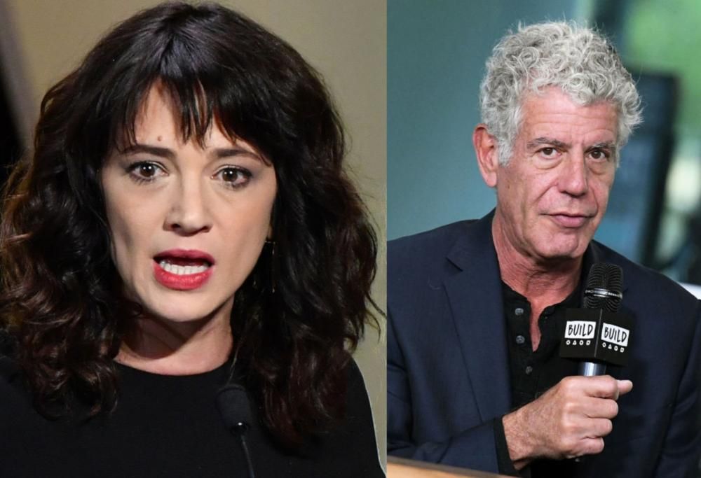 Asia Argento: la Cnn cancella gli episodi dello show di Bourdain in cui compariva l’attrice