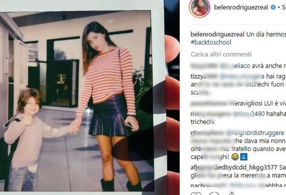Belen Rodriguez e la foto con il pancino sospetto