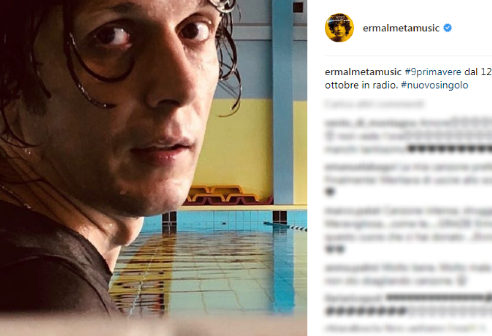 "9 Primavere", il nuovo singolo di Ermal Meta