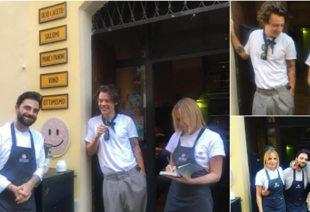 Harry Styles a Modena. Il motivo? Il cibo “incredibile”