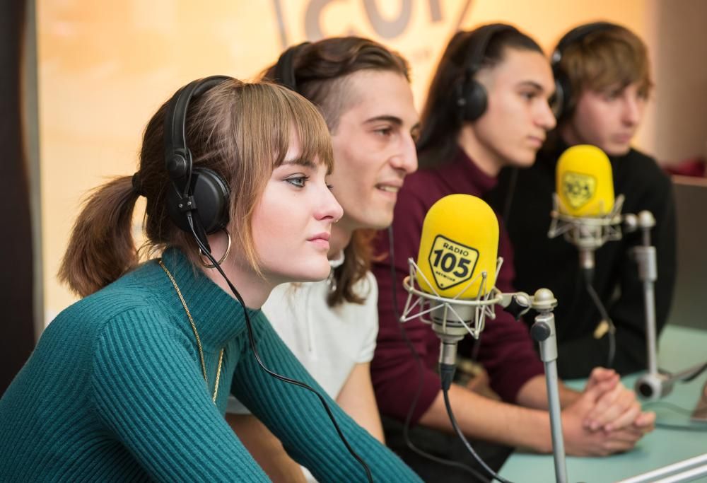 Måneskin, le foto dell’intervista a 105 Friends