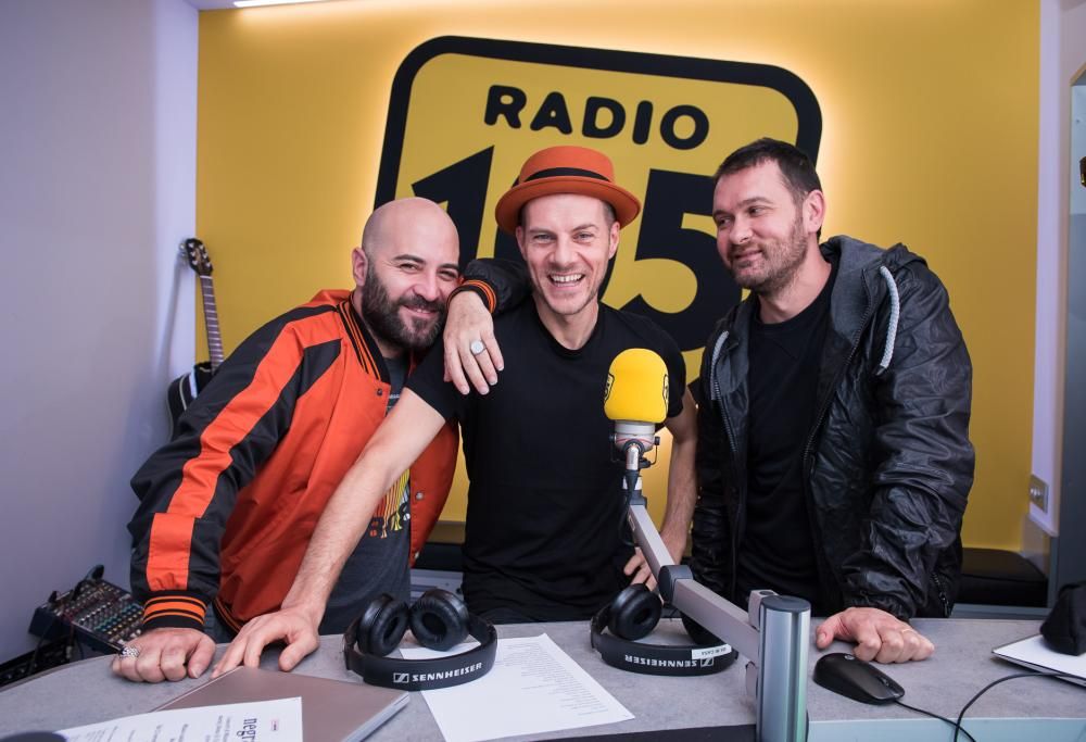 Negramaro, le foto dell’intervista a 105 Mi casa