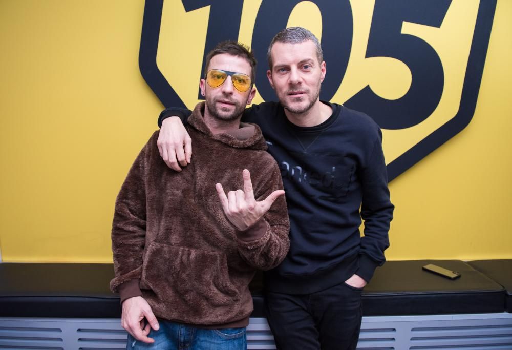 Danti, le foto dell’intervista a 105 Mi Casa