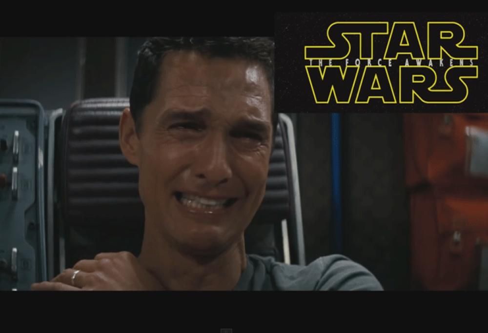 La reazione di Matthew Mcconaughey al Teaser del nuovo Star Wars!