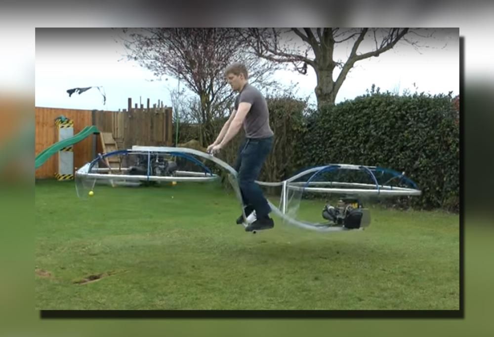 COLIN FURZE E LA SUA HOVERBIKE REALMENTE FUNZIONANTE! (Video)