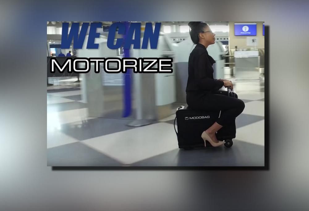MODOBAG: LA VALIGIA CHE SI TRASFORMA IN MEZZO DI TRASPORTO (VIDEO)