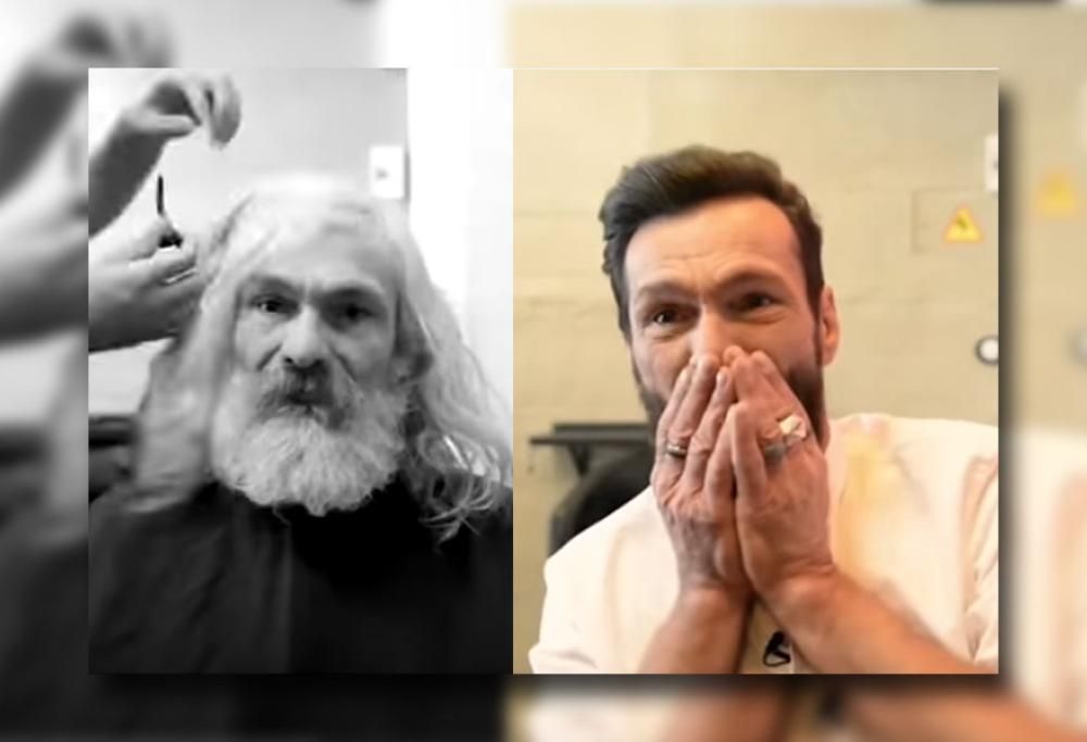 SENZATETTO SCOPPIA IN LACRIME DOPO LA TRASFORMAZIONE DEL SUO LOOK