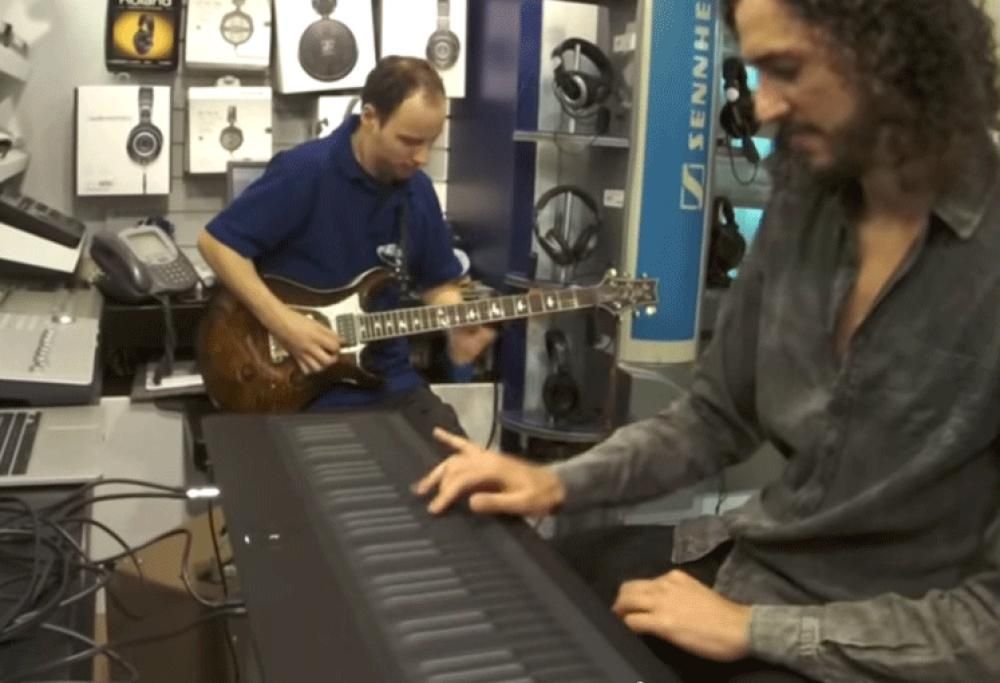 Può una “tastiera” simulare il suono di una chitarra elettrica alla perfezione? Si se hai una Seaboard