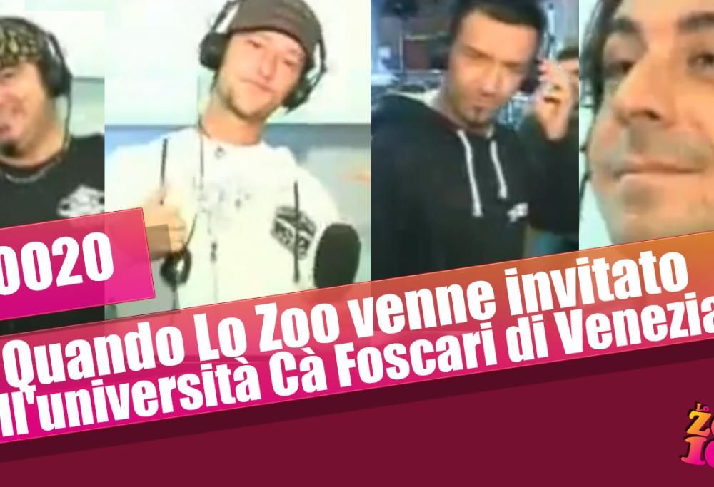 #ZOO20: Quando Lo Zoo venne invitato all’università Cà Foscari di Venezia!