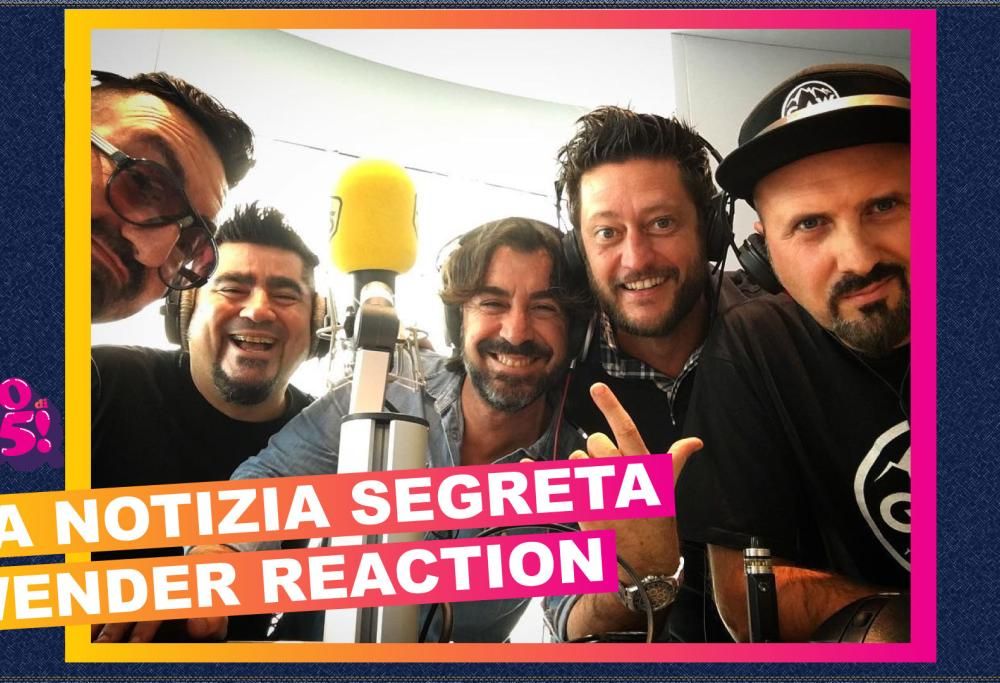 LA NOTIZIA SEGRETA: Wender Reaction