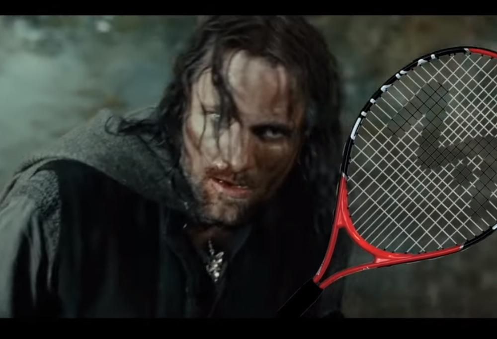 E SE IL SIGNORE DEGLI ANELLI FOSSE UN’AFFIATATA PARTITA A TENNIS?