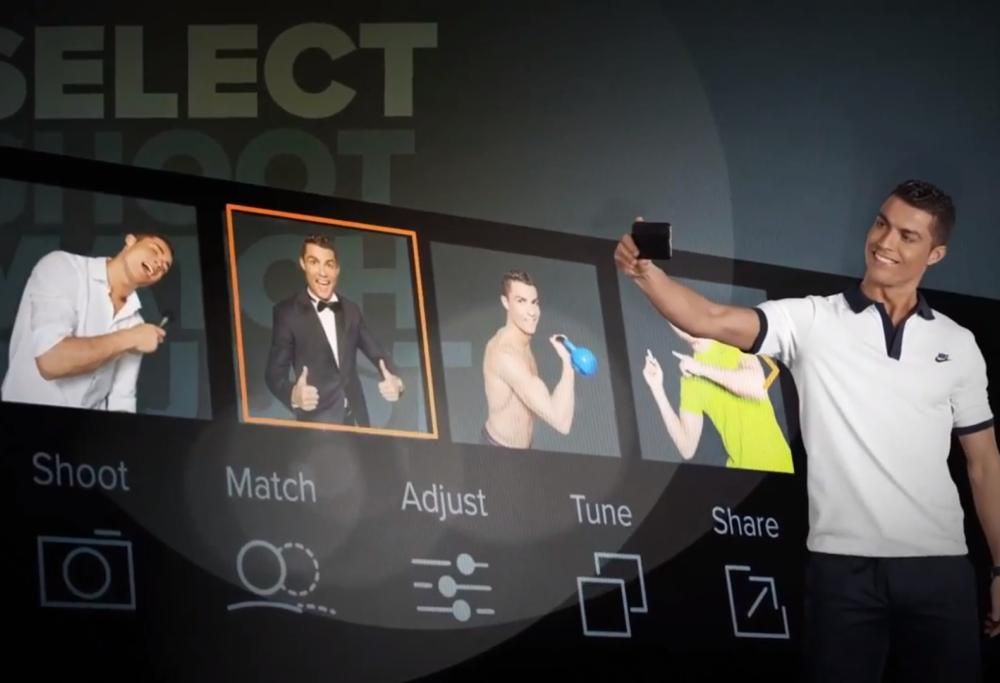 Boom sugli store dell’APP per fare i selfie con CRISTIANO RONALDO #CR7