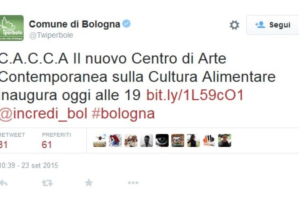 Il Comune di Bologna scivola sul C.A.C.C.A.