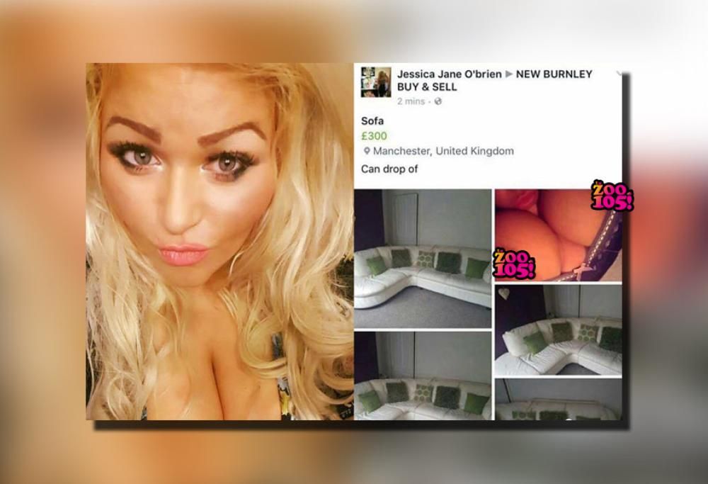 METTE IN VENDITA IL DIVANO SUL WEB MA PER SBAGLIO METTE UNA SUA FOTO NUDA! (FOTO ZOZZE)