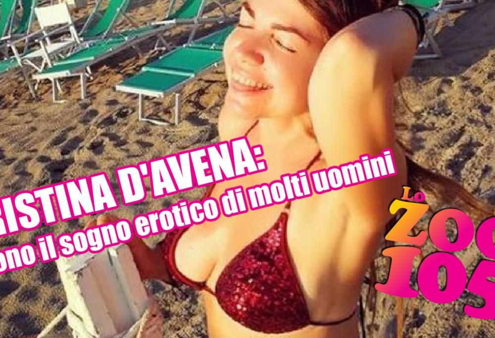 CRISTINA D’AVENA: Sono il sogno erotico di molti uomini
