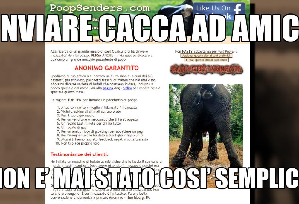 DA OGGI PUOI SPEDIRE CACCA AGLI “AMICI” GRAZIE A POOPSENDERS!