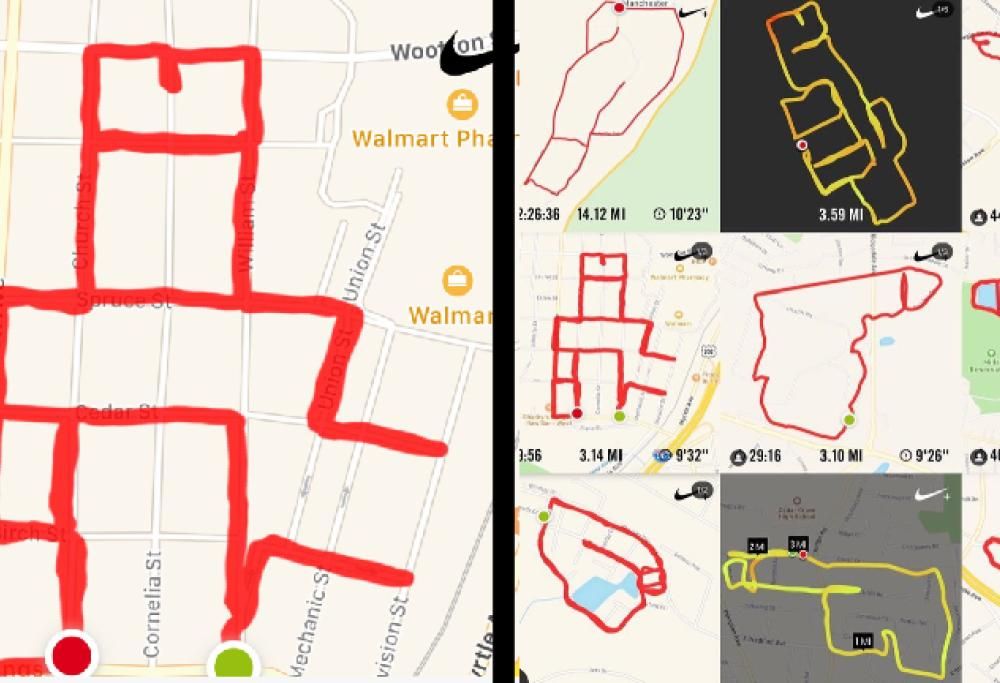 Di*ck run Claire disegna genitali maschili semplicemente correndo.