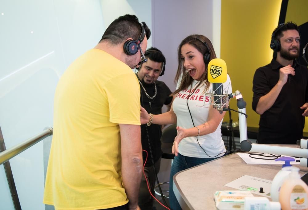 Lo Zoo di 105: in studio c’è Malena la Pugliese. Guarda le foto