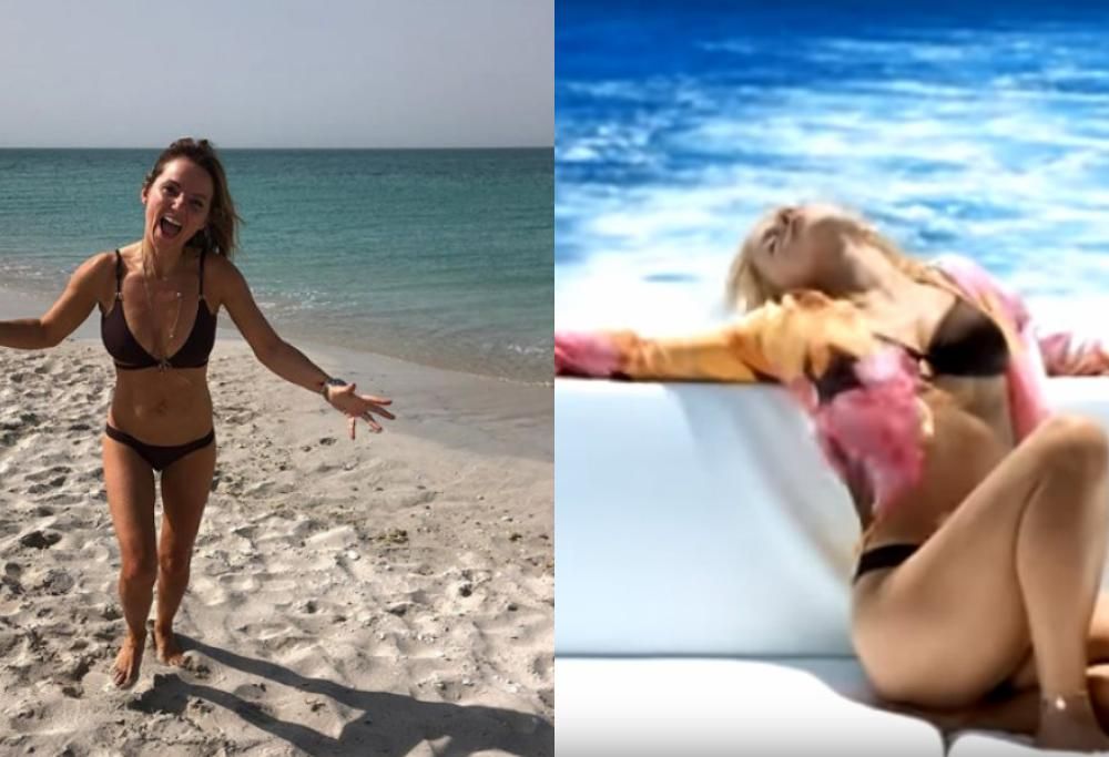 Geri Halliwell è in gran forma e indossa lo stesso bikini di 19 anni fa