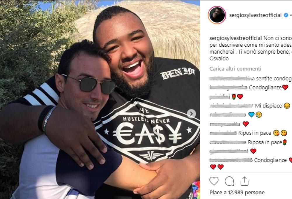 Sergio Sylvestre di “Amici” piange la morte dell’amico dj
