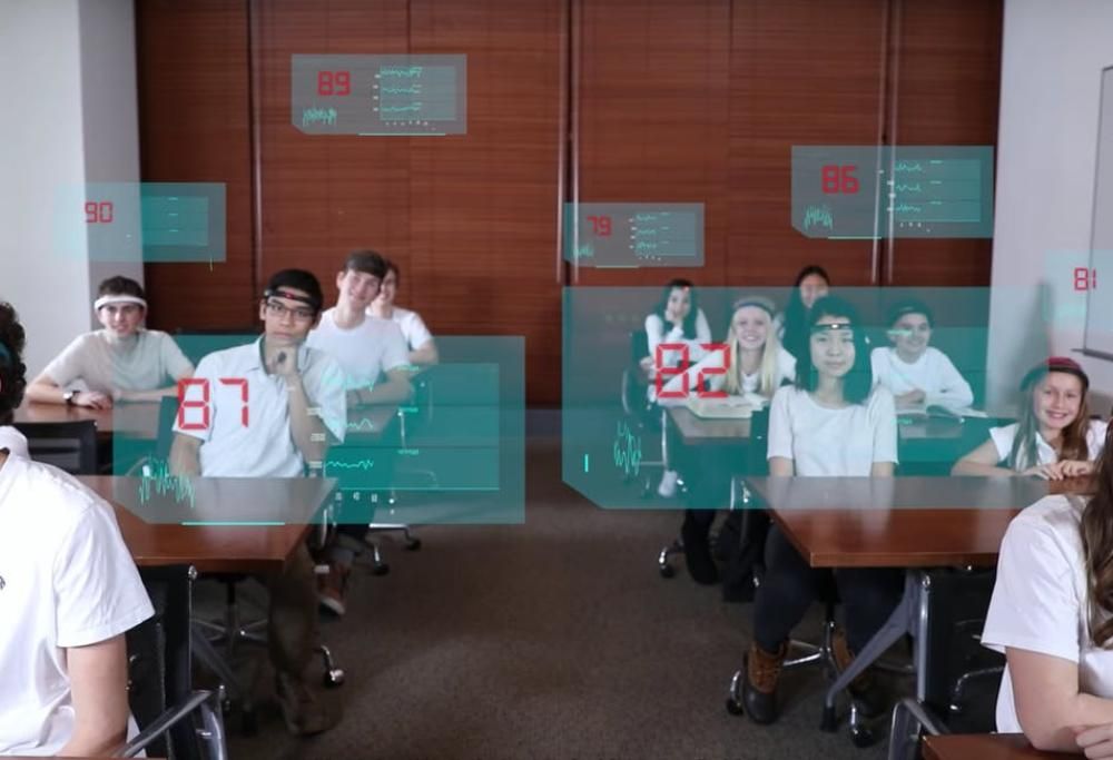 Cina: in classe con la fascia cerebrale che misura l’attenzione