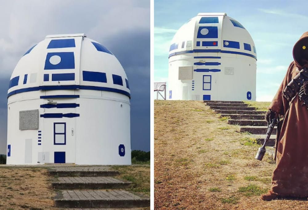 Professore ama così tanto Star Wars da trasformare l’Osservatorio in R2-D2