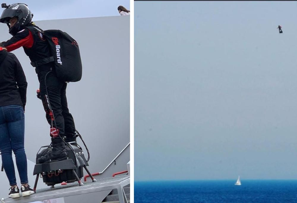 L’uomo volante cade in mare: fallito il tentativo di attraversare la Manica