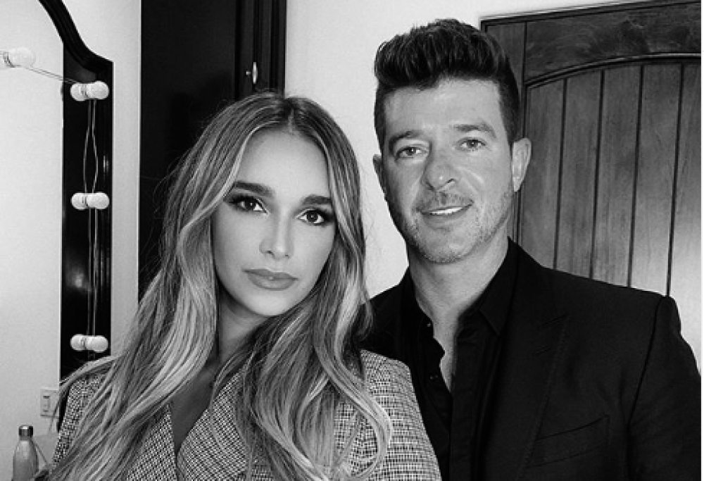 Robin Thicke e la fidanzata coinvolti in un incidente d’auto