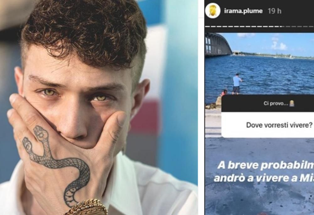 Irama rivela che presto (probabilmente) si trasferirà a Miami