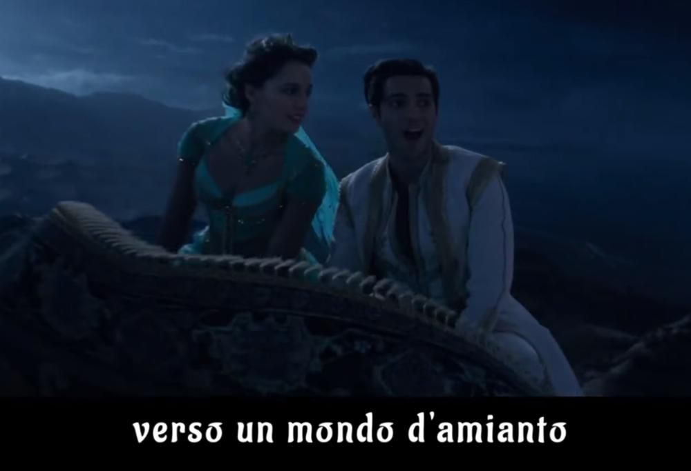 Aladdin col barcone volante migra in Italia ma poi cambia idea!