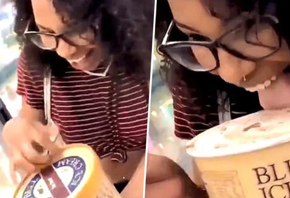 Lecca una vaschetta di gelato e la rimette nel freezer del supermercato, ora rischia 20 anni!