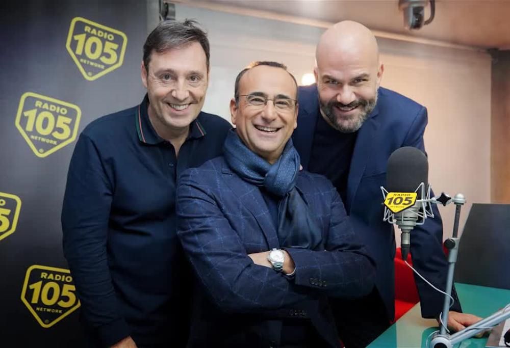 Carlo Conti a 105 Friends: Ecco come sara’ il Festival di Sanremo
