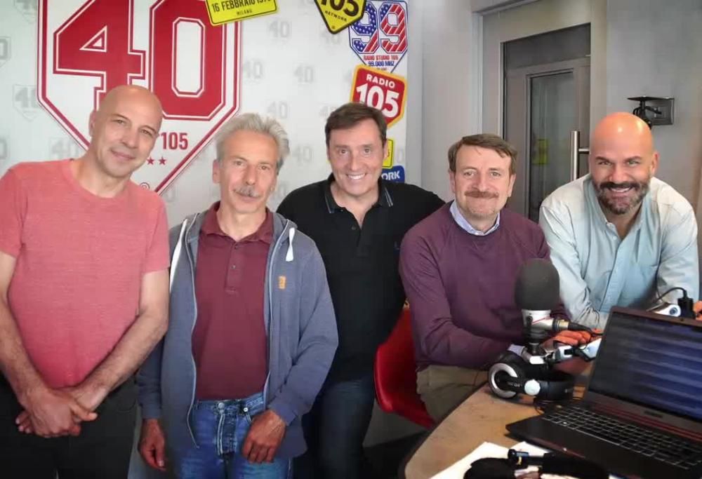 Giacomo Poretti di Aldo, Giovanni e Giacomo: 105 e’ l’unica radio in cui per parlare devo stare in punta di piedi!
