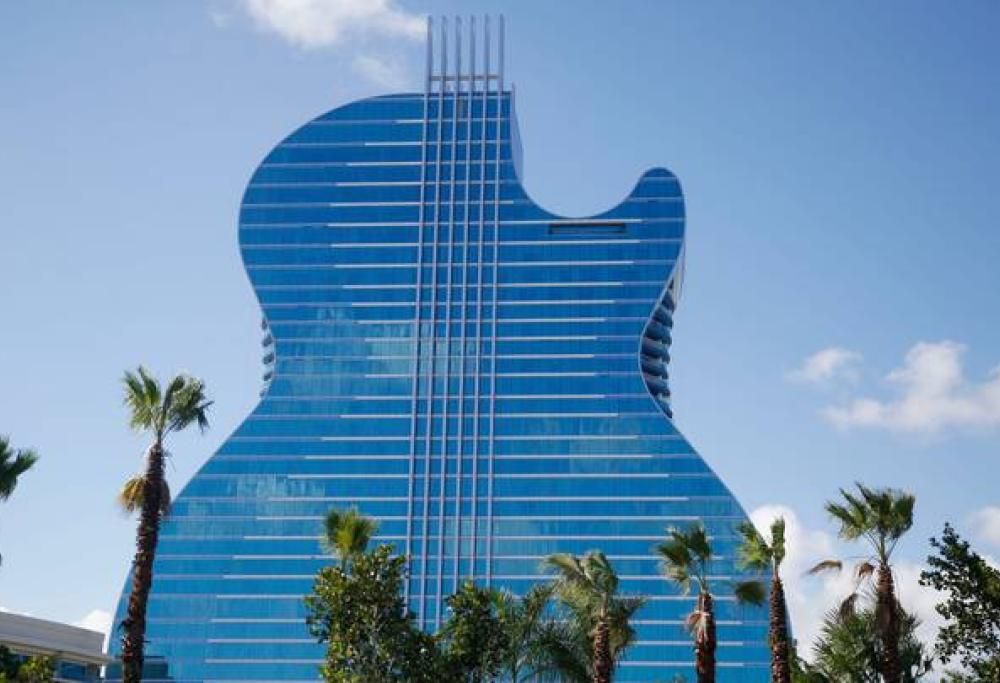 Un lussuosissimo Hard Rock Hotel a forma di chitarra apre in Florida!