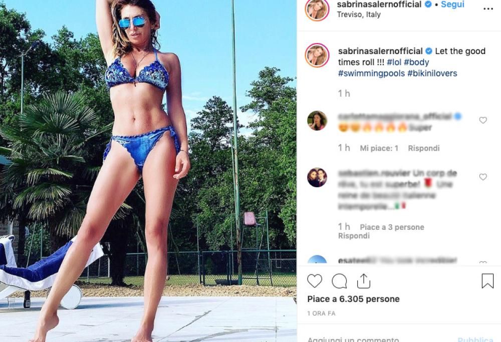 Sabrina Salerno e quel bikini super sexy: le foto fanno impazzire i fan