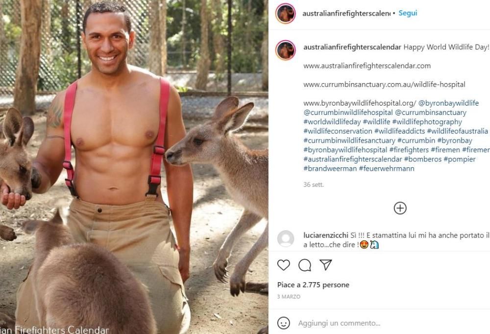 Il nuovo calendario dei pompieri australiani è da paura