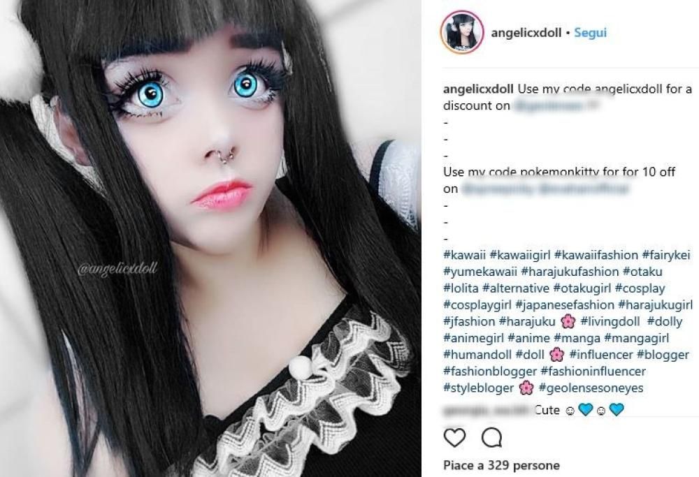 Alice vive e si trucca come una bambola ma viene paragonata a un mostro