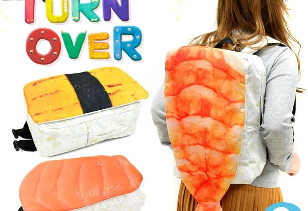 Avete mai desiderato uno zaino a forma di sushi? Esiste realmente!