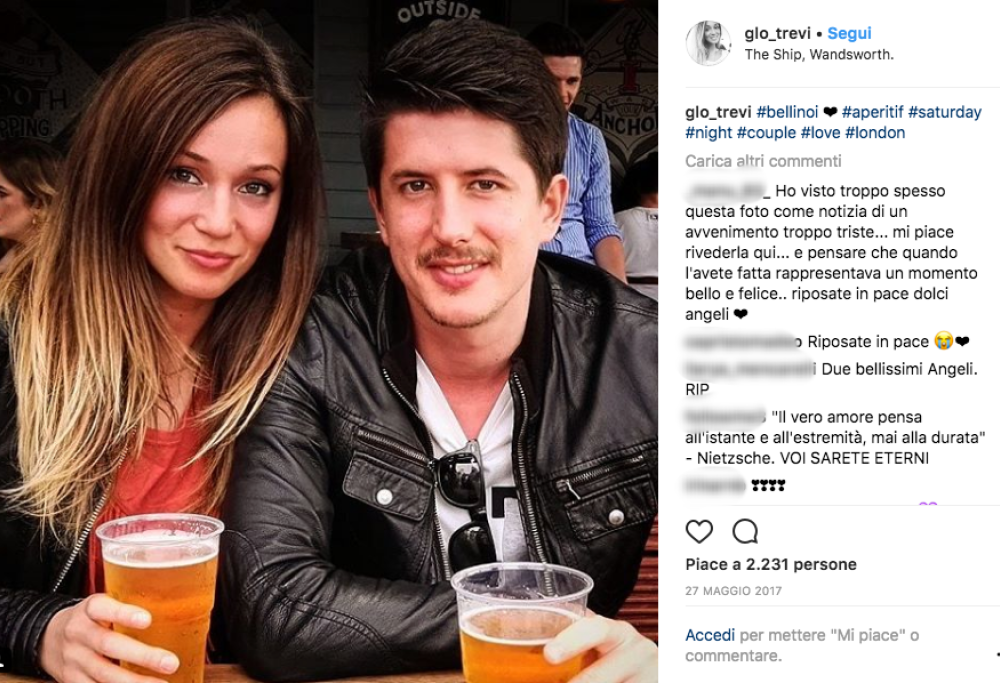 Incendio al Grenfell Tower: l’amore di Marco e Gloria, morti nel disastro, diventa una fiaba per bambini