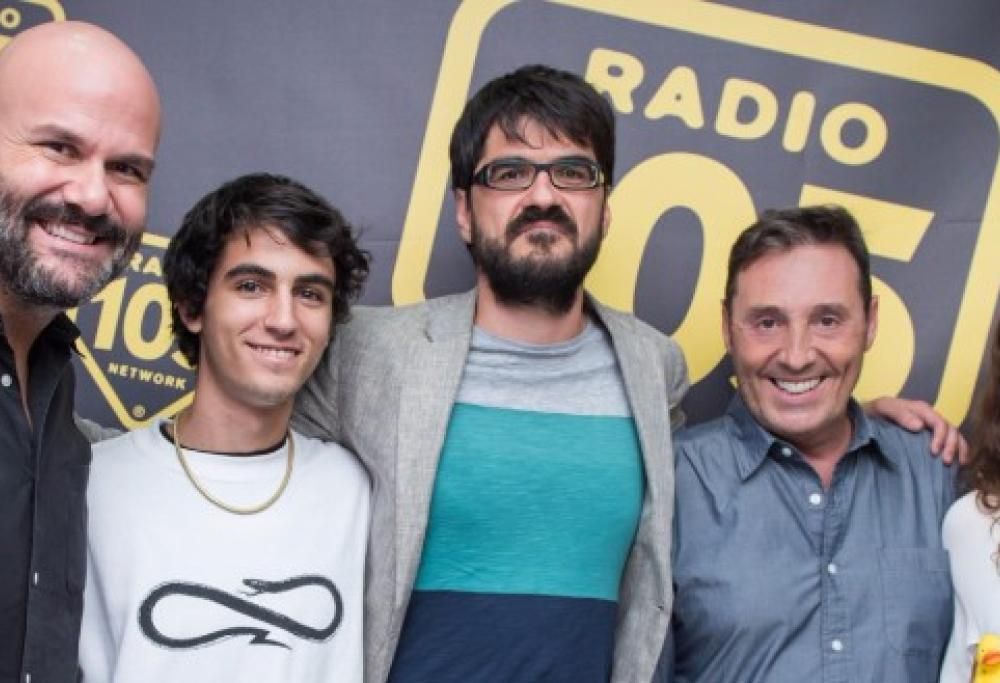 Luigi Fedele, Blu Yoshimi e il regista Roan Johnson a 105 Friends